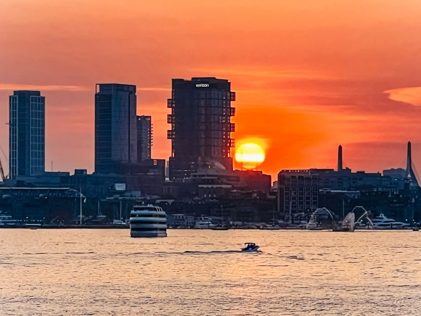 Boston: Boston Harbor Sunset Cruise - How the USS Constitution moment fits into your 90 minutes