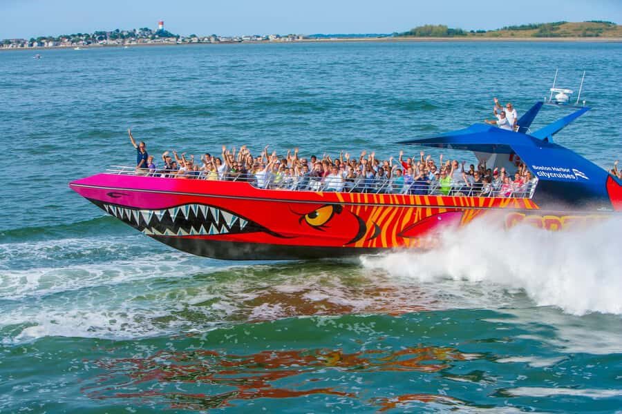 Boston: City Cruises Harbor Codzilla High Speed Thrill Boat - One Long Wharf to Codzilla: How Boarding Really Feels