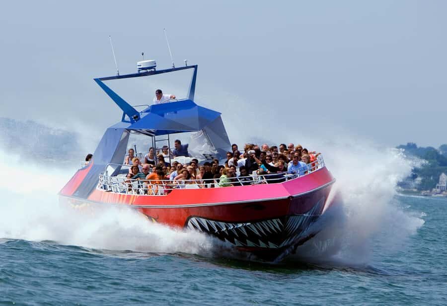 Boston: City Cruises Harbor Codzilla High Speed Thrill Boat - 40 MPH on Jet Power: What the Speed Feels Like