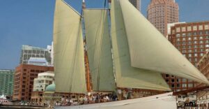 Boston: Harbor Champagne Sunset Sail from Rowes Wharf - Schooner Adirondack III or IV: what the boat experience feels like