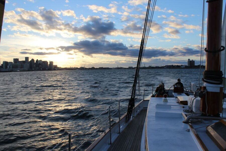 Boston: Harbor Champagne Sunset Sail from Rowes Wharf - What makes this cruise feel different: real sailing, not just sightseeing