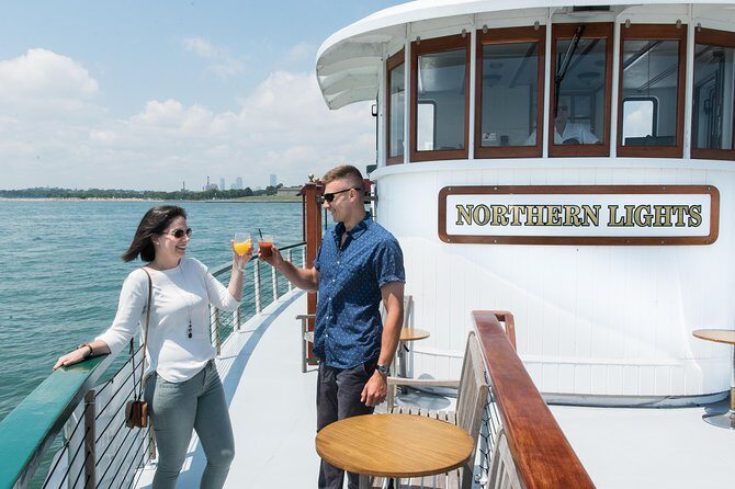 Boston Harbor Sightseeing Cruise - Onboard comfort: cabin, covered deck, and open bow