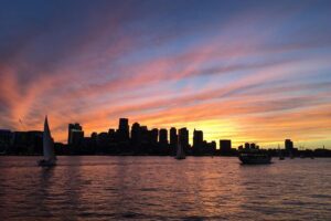 Boston Harbor Sunset Cruise - Light captain commentary: great for vibes, not for nonstop facts