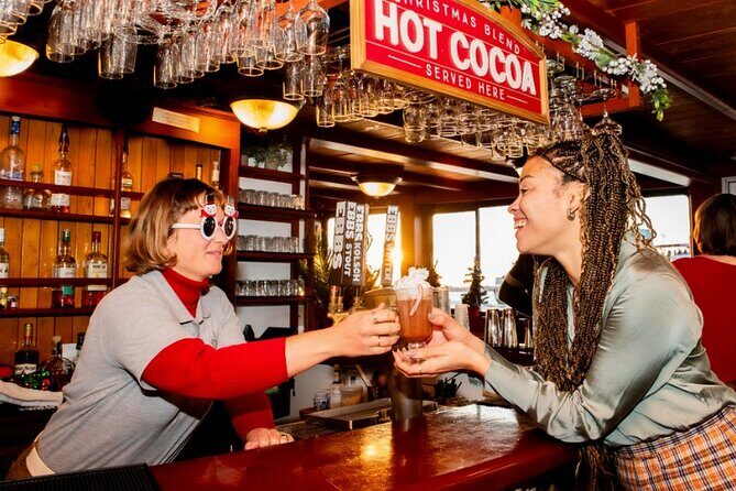 Boston Holiday Cocoa Cruise - Your waterfront route: Seaport District to USS Constitution to the North End