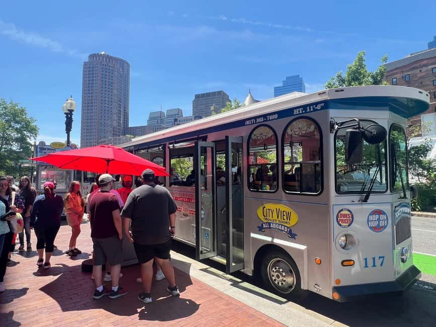 Boston: Hop-On, Hop-Off 20+ Stops Trolley Ticket - North End to Old North Church: where the route turns into a walkable neighborhood