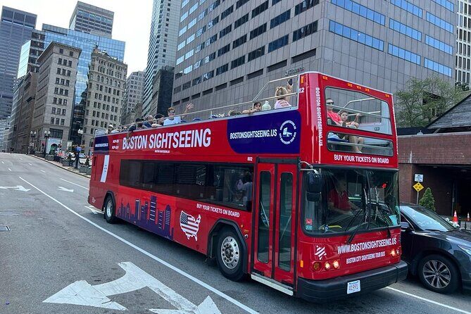 Boston Hop-On Hop-Off All Day Sightseeing Tour - Stop 1: Atlantic Ave (New England Aquarium, Quincy Market, Marriott Custom House)