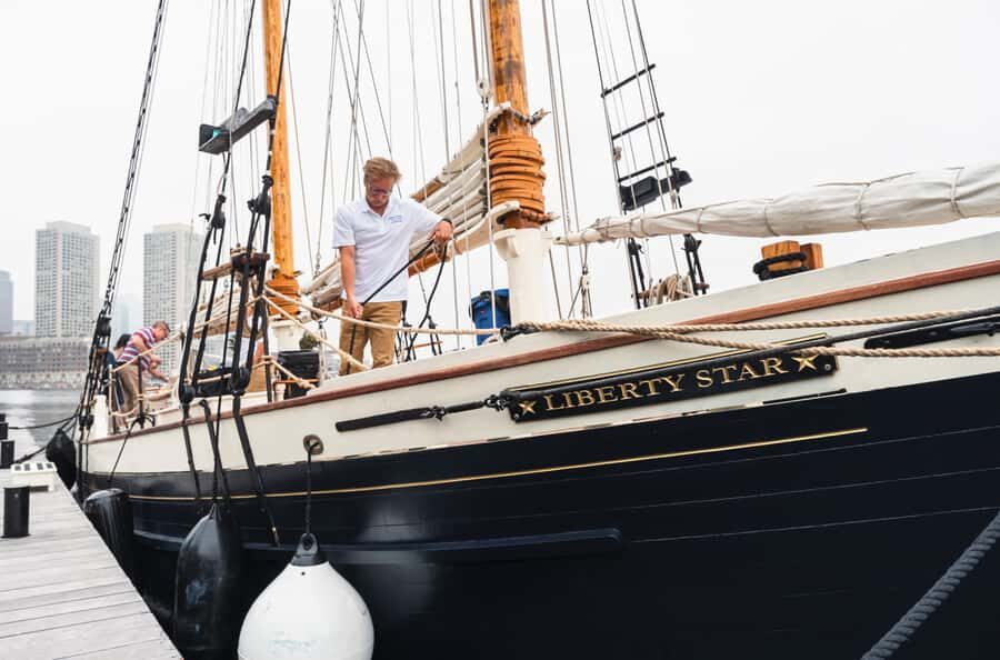 Boston: Sunset Tall Ship Harbor Cruise - Hoist the sails and steer: what the hands-on crew moments feel like