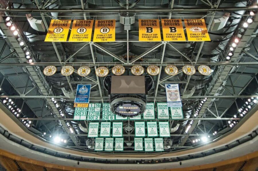 Boston: TD Garden Arena Tour - Getting into TD Garden: the real starting point is Bruins Heritage Hall