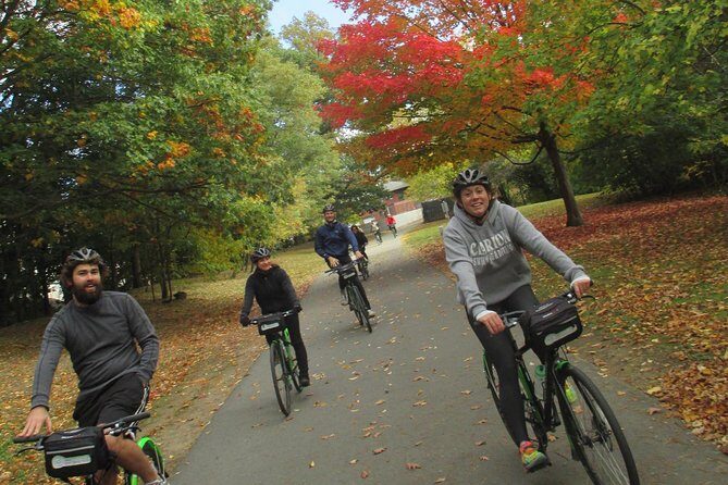 Boston's Emerald Necklace Guided Bicycle Tour - Entering the ride at Urban AdvenTours