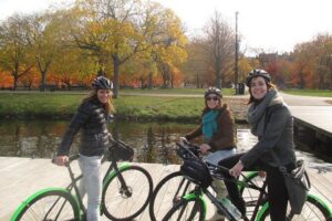 Boston's Emerald Necklace Guided Bicycle Tour - The fall show starts in Boston’s North End