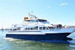 City Cruises Salem High Speed Ferry to/from Boston - On Board: Deck Levels, Comfort, and the Food Stop