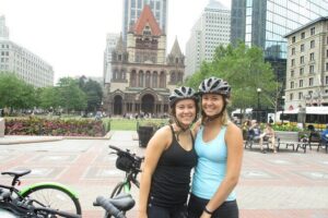 Comfort Hybrid Boston City Bike Rental - Starting Across From Christopher Columbus Waterfront Park (And Getting Your Bearings)