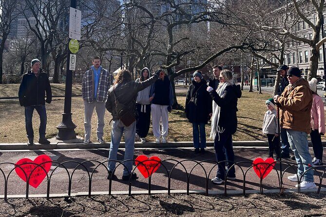 Guided Boston City Walking Tour - Columbus Waterfront Park: a sanity break with real photo light