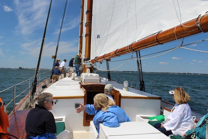 Sightseeing Day Sail around Boston Harbor - Inner Harbor islands: Castle Island, Fort Independence, Spectacle Island, and Long Island Head Light
