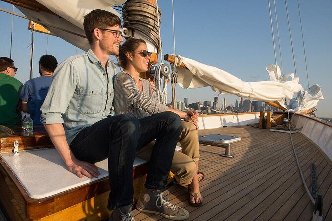 Sightseeing Day Sail around Boston Harbor - Crew style and the value of asking questions (Erick, Claire, Adam, Marcus)