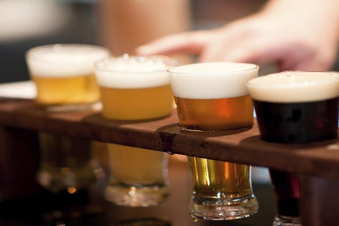 Signature Boston Guided Brewery Tour with snack - The Meadhall Finish: A Roomy Place to Reset and Keep Sampling
