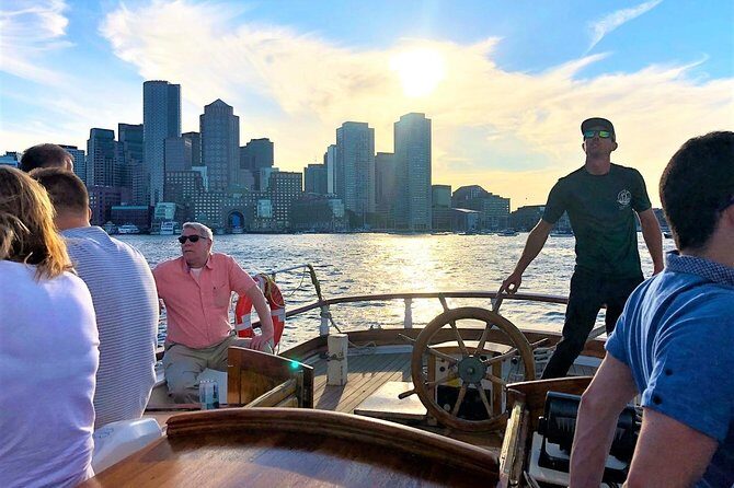 Sunset Sailing Cruise on a Tall Ship in Boston Harbor - The Boston Skyline From the Water: Why Sunset Works Here